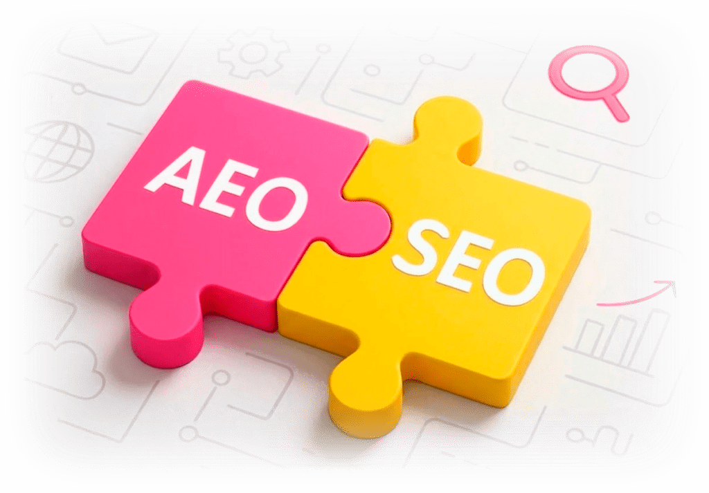 AEO SEO search puzzle